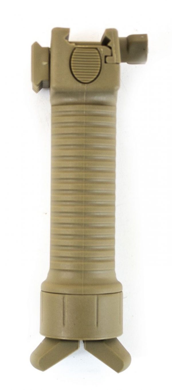Nuprol Spring Eject Bipod Grip - Tan