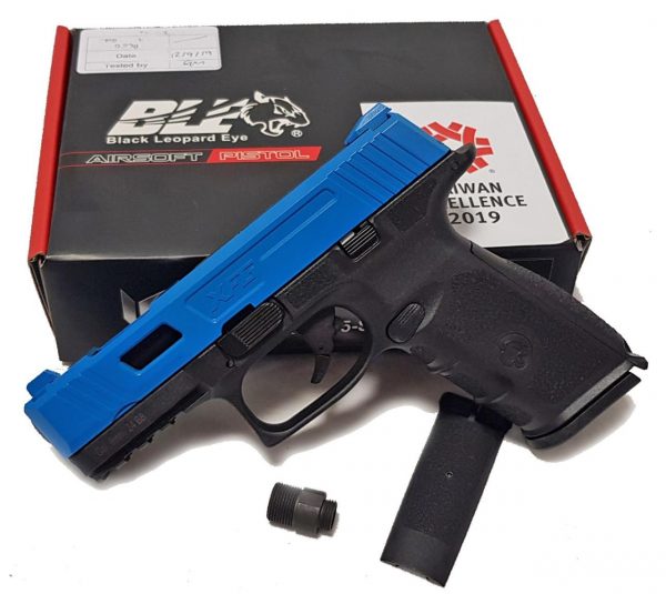 Two Tone ICS XFG Gas BlowBack Pistol - Blue