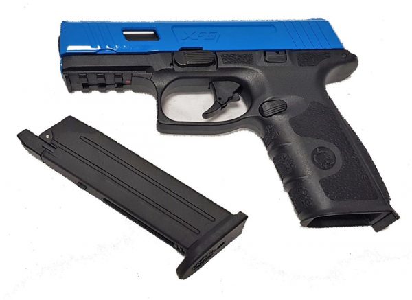 Two Tone ICS XFG Gas BlowBack Pistol - Blue - Image 5