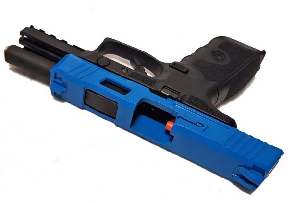 Two Tone ICS XFG Gas BlowBack Pistol - Blue - Image 6