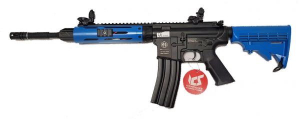 Two Tone ICS M4 A1 Tubular RAS Short Airsoft Rifle - Blue - Discontinued
