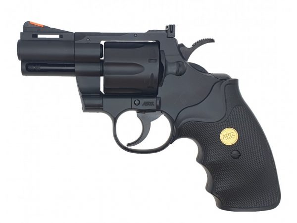 HFC UA P - Gas 2.5 inch Polymer Revolver - Black
