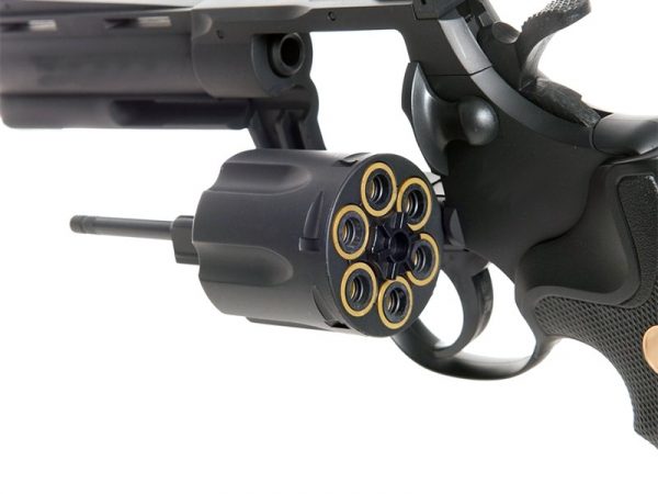HFC UA P - Gas 4 inch Polymer Revolver - Black - Image 3