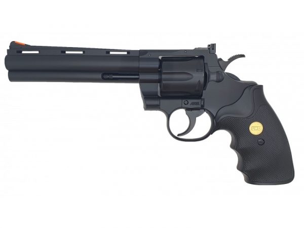 HFC UA P - Gas 6 inch Polymer Revolver - Black