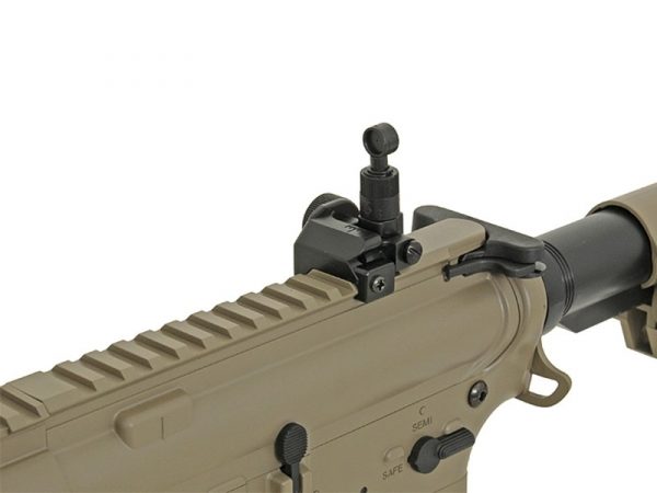 Cyma CM516 M4A1 URX Carbine Sportline Airsoft Rifle - Tan - Image 4