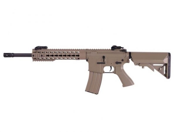 Cyma CM515 M4 Long Keymod Sportline Airsoft Rifle - Tan