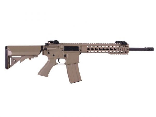 Cyma CM515 M4 Long Keymod Sportline Airsoft Rifle - Tan - Image 2