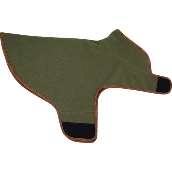 Jack Pyke Fleece Dog Coat Dark Olive - Image 3