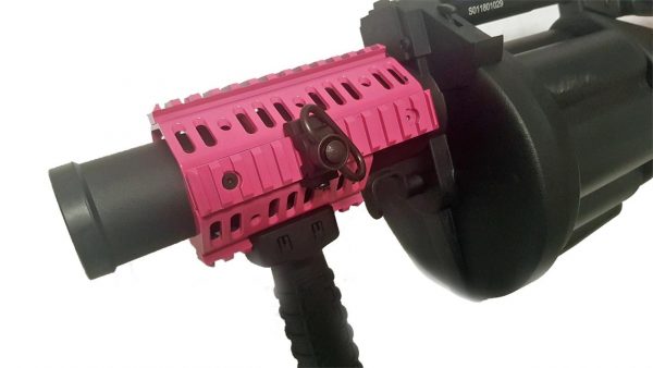 Two Tone ICS Long MGL 6 Round Grenade Launcher - Pink - Image 2