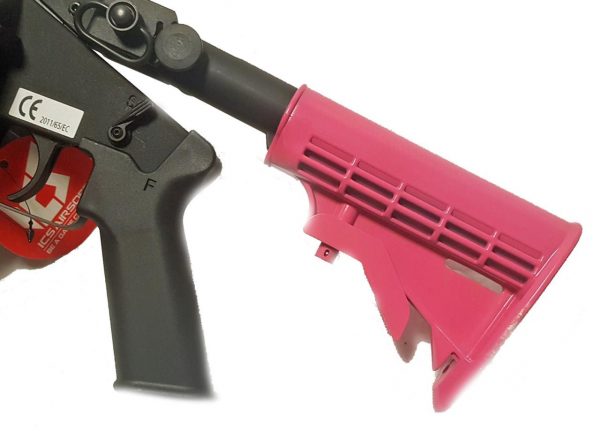 Two Tone ICS Long MGL 6 Round Grenade Launcher - Pink - Image 3