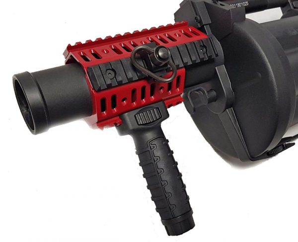 Two Tone ICS Long MGL 6 Round Grenade Launcher - Red - Image 2