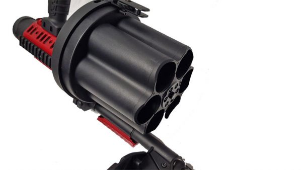 Two Tone ICS Long MGL 6 Round Grenade Launcher - Red - Image 4