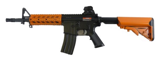 Two Tone Cyma CM517 M4 Stubby Sportline Airsoft Rifle - Orange