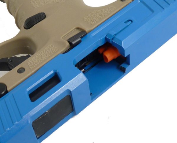 Two Tone ICS XFG Gas BlowBack Pistol - Blue/Tan - Image 5
