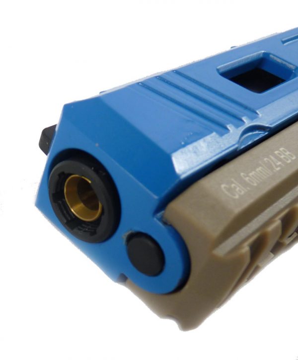 Two Tone ICS XFG Gas BlowBack Pistol - Blue/Tan - Image 6