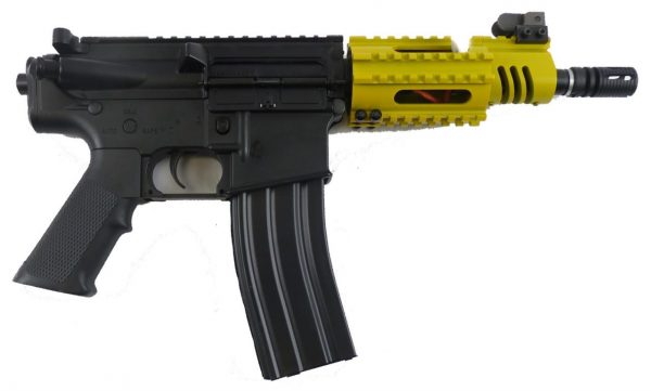 Two Tone ICS M4 CQB Pistol - Yellow - Discontinued - Image 2