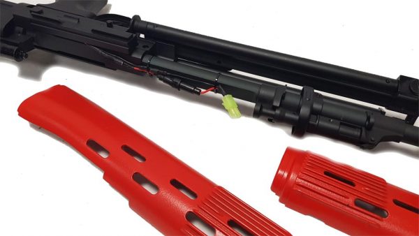 Two Tone JG (Jing Gong) SVU Electric Airsoft Sniper Rifle - Red - Image 4