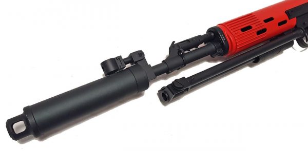 Two Tone JG (Jing Gong) SVU Electric Airsoft Sniper Rifle - Red - Image 5