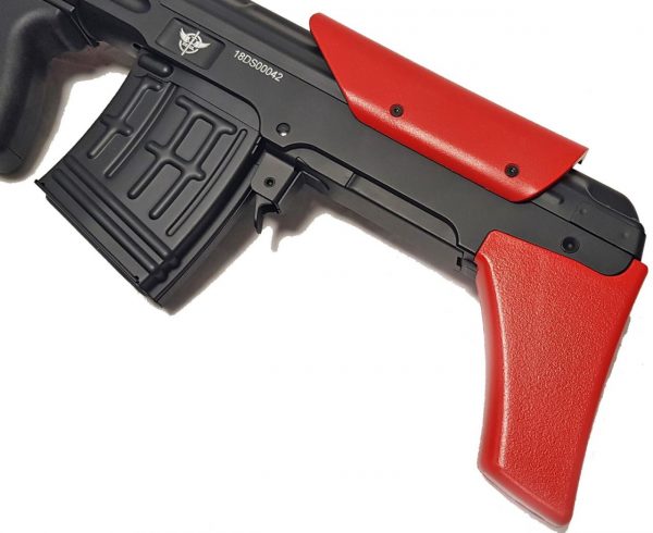 Two Tone JG (Jing Gong) SVU Electric Airsoft Sniper Rifle - Red - Image 6