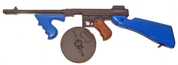 Two Tone CYMA Thompson 1928 Chicago Version Tommy Gun - Blue - Image 4