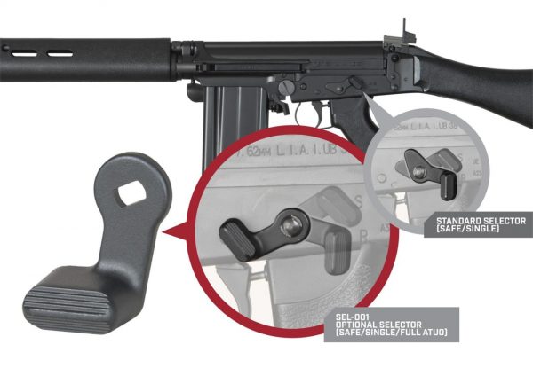 Two Tone Ares L1A1 SLR Steel & Alloy Body Airsoft Rifle - Green - Image 3