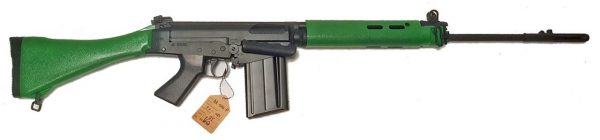 Two Tone Ares L1A1 SLR Steel & Alloy Body Airsoft Rifle - Green - Image 4