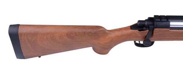 Cyma CM701C VSR Spec Airsoft Sniper Rifle - Wood Effect - Image 5