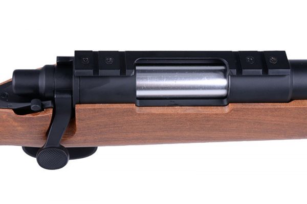 Cyma CM701C VSR Spec Airsoft Sniper Rifle - Wood Effect - Image 7