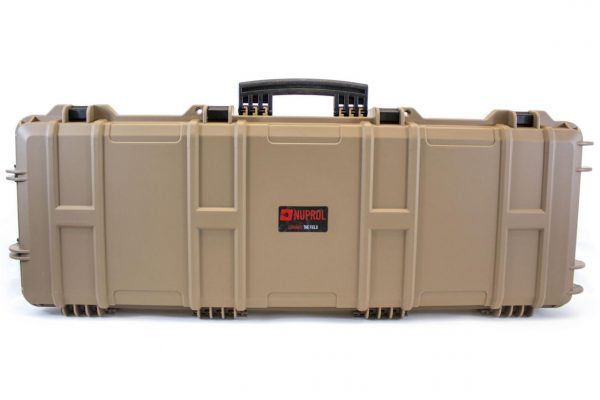 NP Large Hard Gun Case (Wave Foam) - Tan
