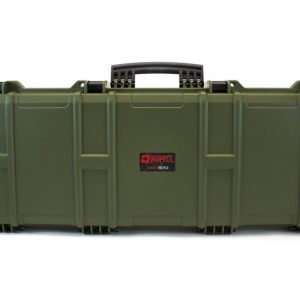 NP Large Hard Gun Case (Wave Foam) - Green