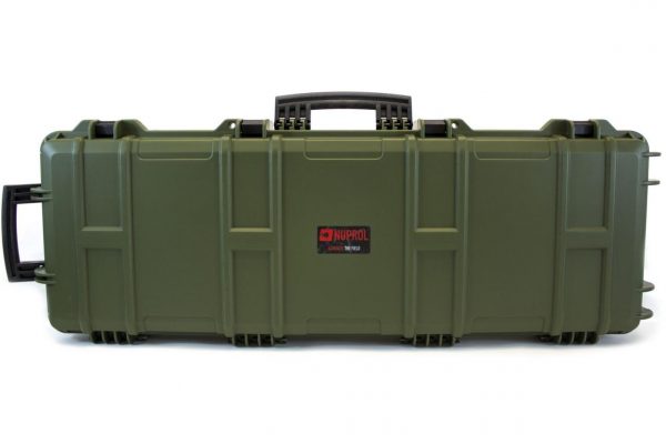 NP Large Hard Gun Case (Wave Foam) - Green