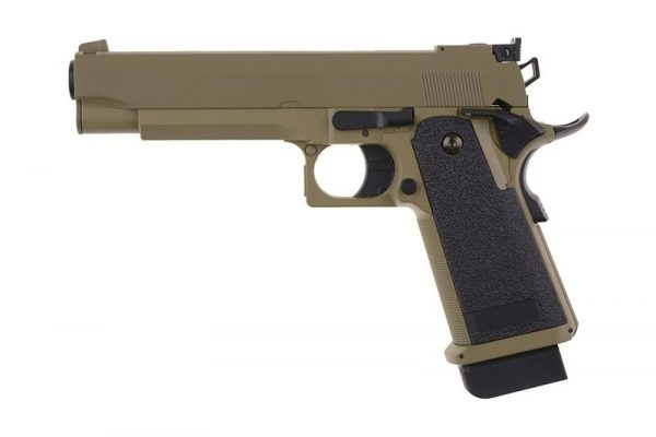 Cyma CM128 Hi-Capa Series Airsoft AEP - Tan