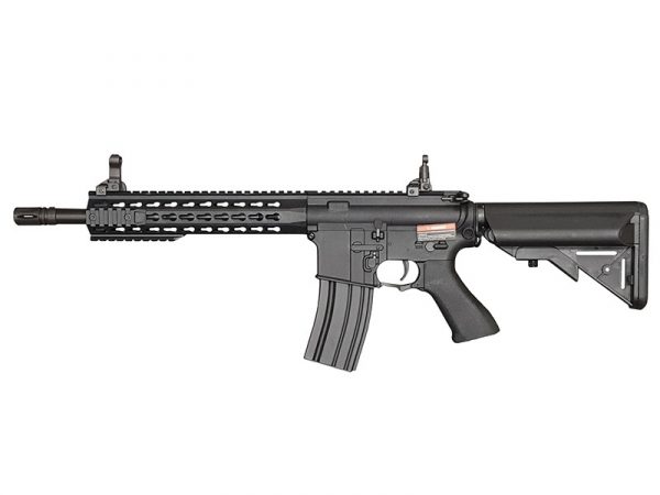 Cyma CM621 M4 Keymod Mosfet QD Spring Sportline Airsoft Rifle - Black