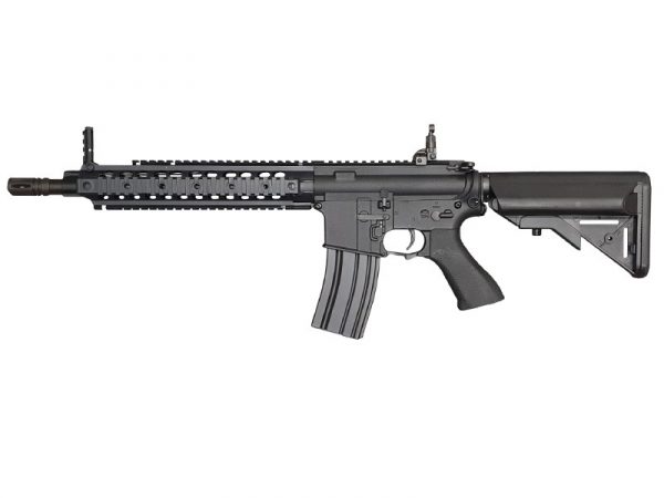 Cyma CM622 M4 URX Mosfet QD Spring Sportline Airsoft Rifle - Black