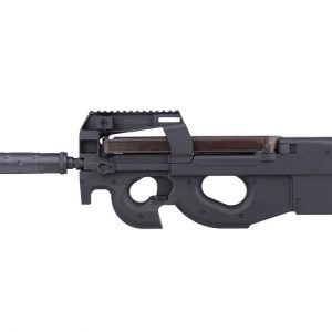 CYMA P90 Bullpup Airsoft Gun C/W Silencer - Black