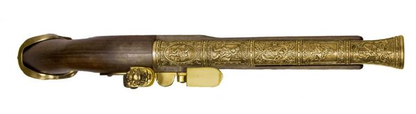 HFC 18th Century Pirate Flintlock Gas Pistol HG-502GN - Gold - Image 7