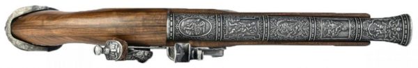 HFC 18th Century Pirate Flintlock Gas Pistol HG-502BN - Gun Metal Grey - Image 7