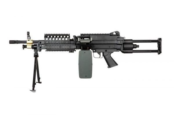 A&K M249 Para Support Gun - Railed