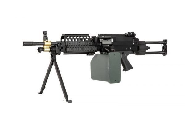 A&K M249 Para Support Gun - Railed - Image 2