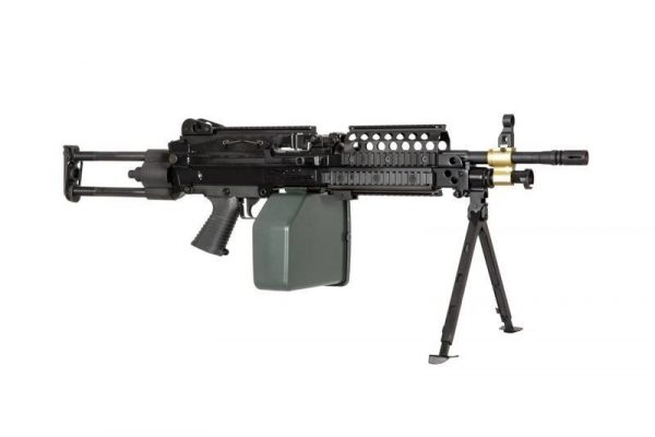 A&K M249 Para Support Gun - Railed - Image 3