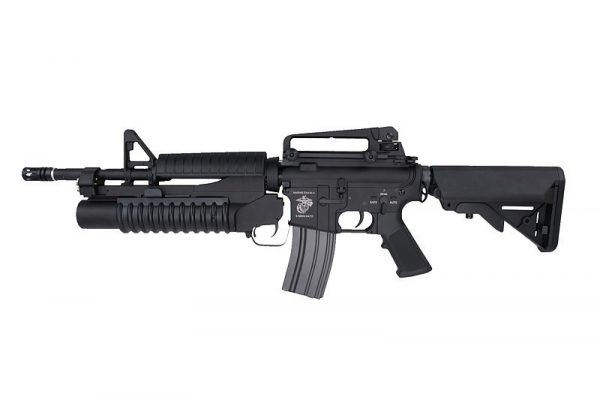 Specna Arms M4A1 SA-G01 ONE carbine + Grenade Launcher - Black - Discontinued