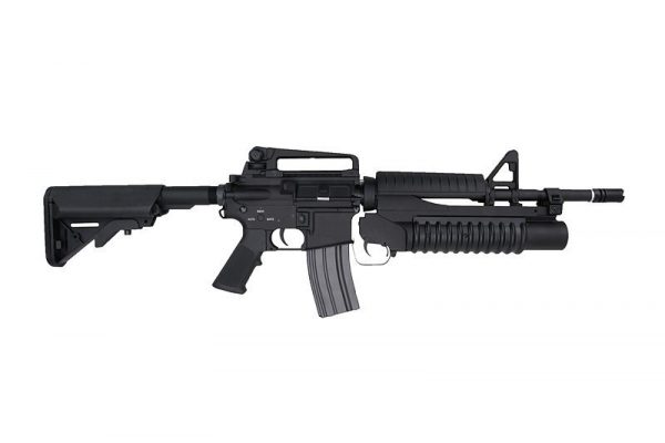 Specna Arms M4A1 SA-G01 ONE carbine + Grenade Launcher - Black - Discontinued - Image 2