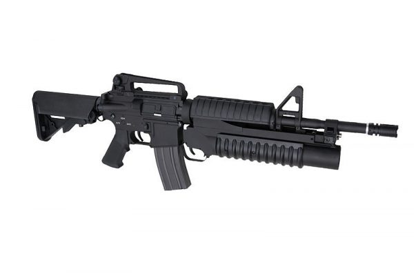 Specna Arms M4A1 SA-G01 ONE carbine + Grenade Launcher - Black - Discontinued - Image 3