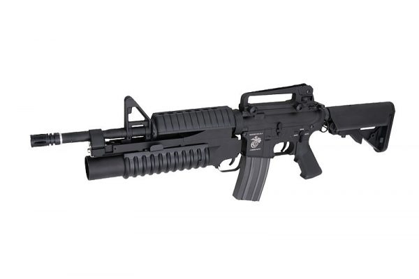 Specna Arms M4A1 SA-G01 ONE carbine + Grenade Launcher - Black - Discontinued - Image 4
