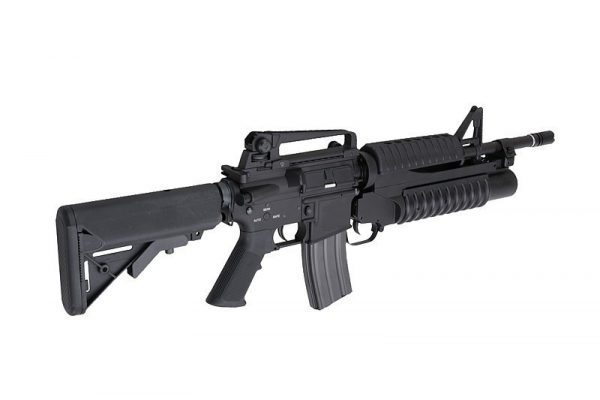 Specna Arms M4A1 SA-G01 ONE carbine + Grenade Launcher - Black - Discontinued - Image 8