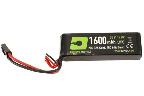 Nuprol 11.1V 1600mAh LiPo Stick Battery