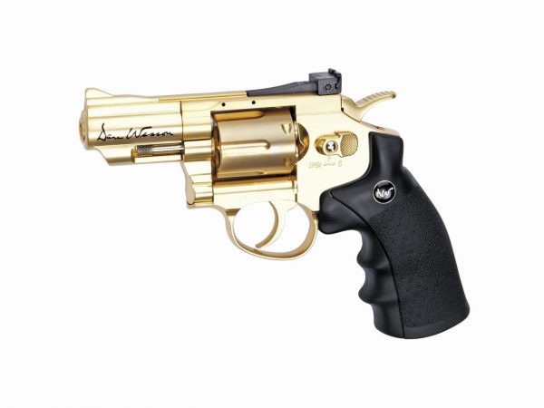 Dan Wesson CO2 Revolver Black 2.5 Inch - Gold