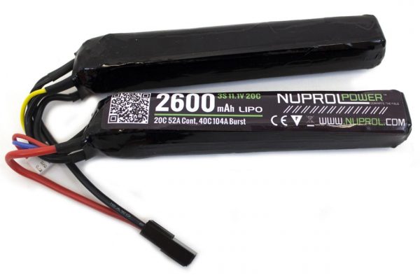 Nuprol 2600 mAh 11.1v LiPo Twin Stick