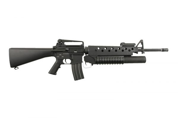 Specna Arms M16A3 SA-G02 ONE + Grenade Launcher - Black - Image 2