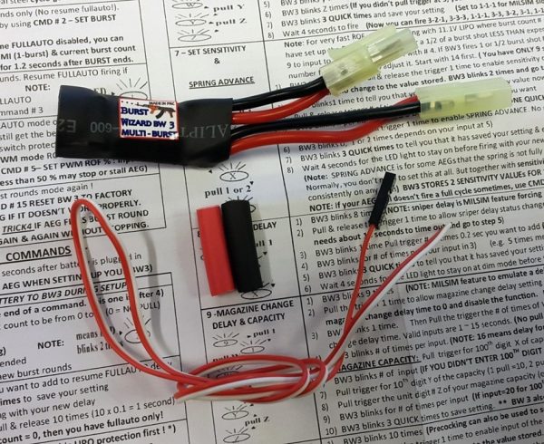 Burst Wizard 3 Airsoft Mosfet With Milsim